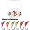 6Pcs/Set 0.5~1.8g Ice Fishing Jig Set